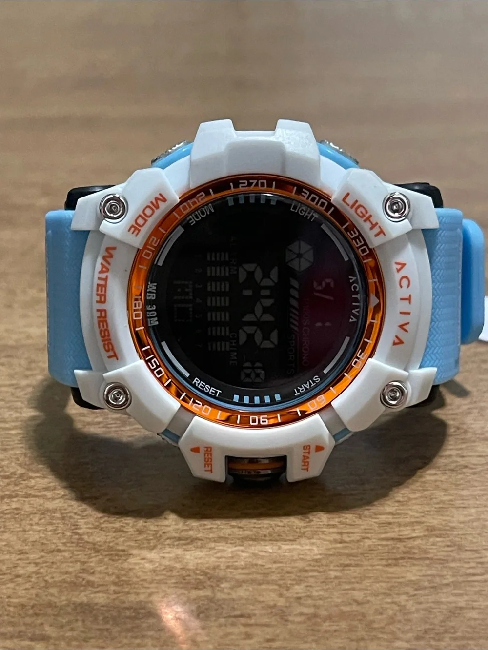Activa X Invicta Digital Men's Watch - 56mm. Light Blue